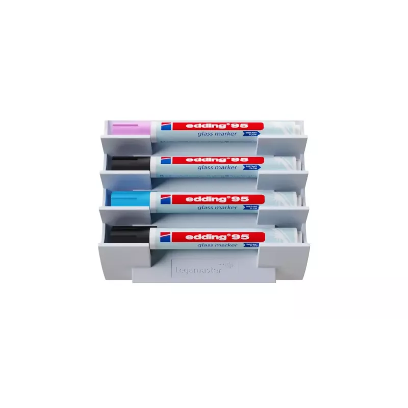Laikiklis markeriams Legamaster 7-122118, plastikinis, šiltai pilkas, 156 g
