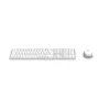 Hama WKM-550 belaidė klaviatūra su pele RF Wireless + Bluetooth QWERTZ vokiškas išdėstymas Pilka, Balta
