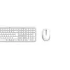 Hama WKM-550 belaidė klaviatūra su pele RF Wireless + Bluetooth QWERTZ vokiškas išdėstymas Pilka, Balta