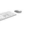 Hama WKM-550 belaidė klaviatūra su pele RF Wireless + Bluetooth QWERTZ vokiškas išdėstymas Pilka, Balta