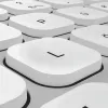 Hama WKM-550 belaidė klaviatūra su pele RF Wireless + Bluetooth QWERTZ vokiškas išdėstymas Pilka, Balta