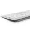 Hama WKM-550 belaidė klaviatūra su pele RF Wireless + Bluetooth QWERTZ vokiškas išdėstymas Pilka, Balta