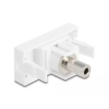 Delock Easy 45 modulis 3,5 mm 3 kontaktų lizdas-lizdas, baltas (90848)