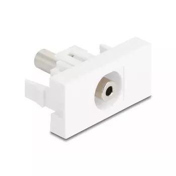 Delock Easy 45 modulis 3,5 mm 3 kontaktų lizdas-lizdas, baltas (90848)