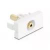 Kištukinis lizdas DeLOCK 90843 2 x 3,5 mm garso jungtis balta