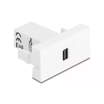 DeLOCK 90842 Mini DisplayPort kištukinis lizdas baltas vyriškas į vyrišką