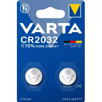 Vienkartinė baterija Varta 06032 CR2032 ličio, 2 vnt.