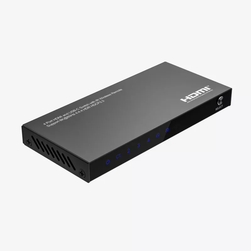 HDMI jungiklis MicroConnect MC-USBCHDMISWITCH0401-8K 8K raiška