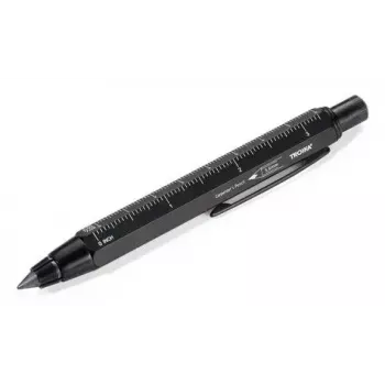 Mechaninis pieštukas TROIKA ZIMMERMANN 5,6 mm HB juodas žalvaris