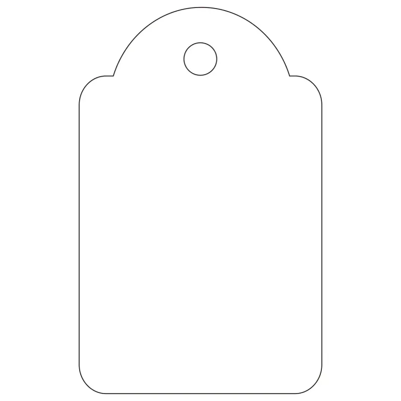 Kabinamos etiketės APLI 00390 500 vnt Baltos Stačiakampės 2,2x3,5 cm