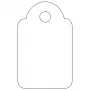 APLI 07009 lipdukai be klijų 200 vnt Balti Stačiakampiai 1,5x2,4 cm