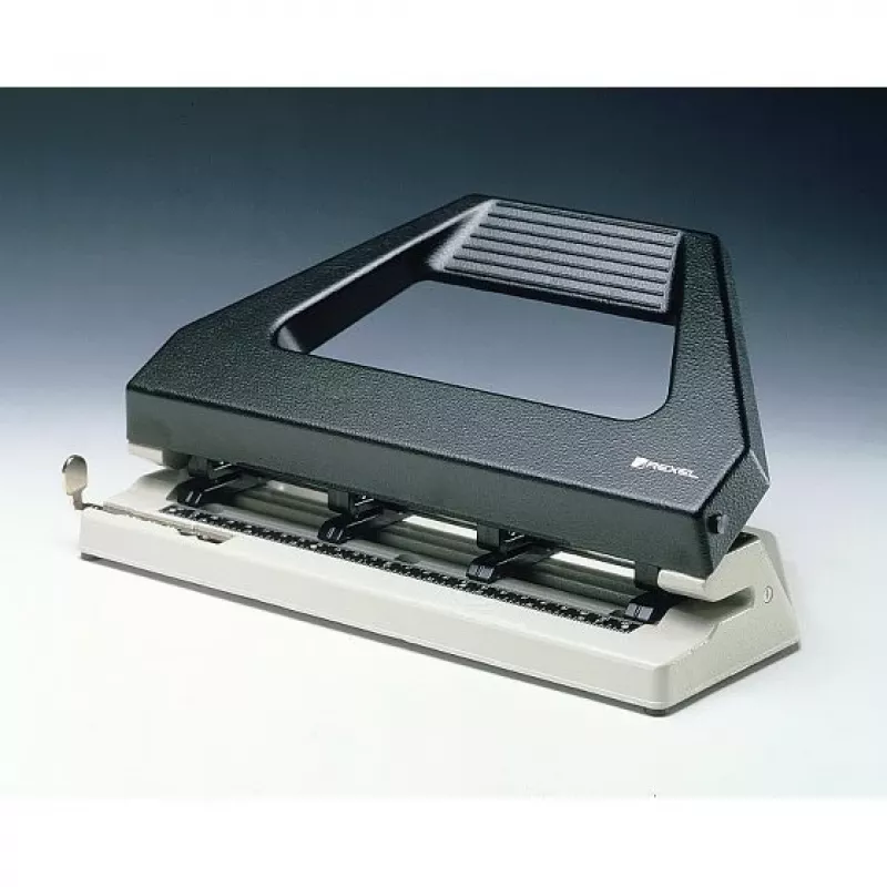 Rexel V430 4 skylių perforatorius juodas, 30 lapų