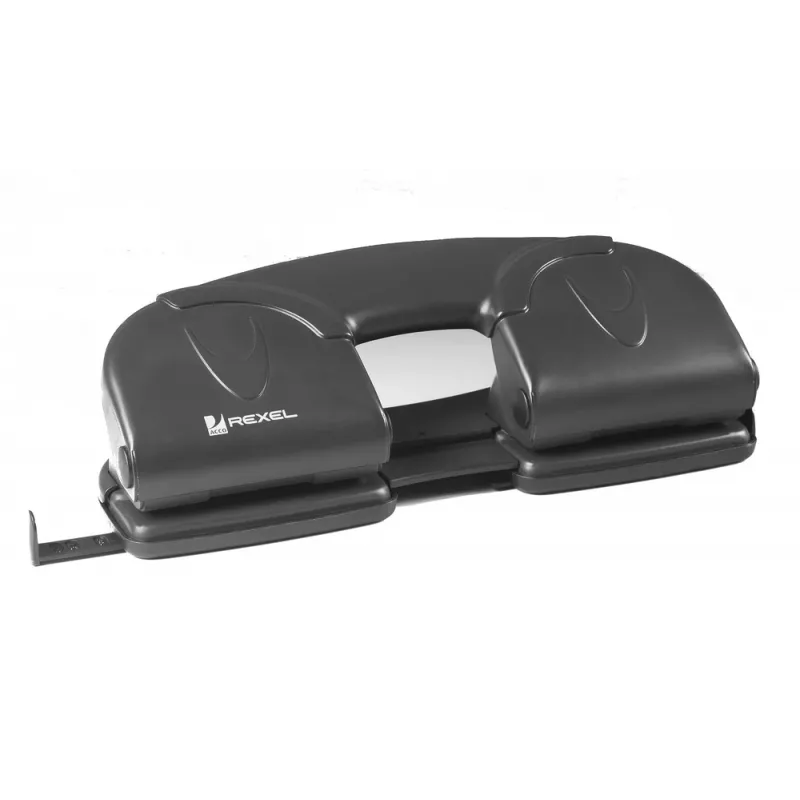 Rexel V412 4 skylučių perforatorius juodas
