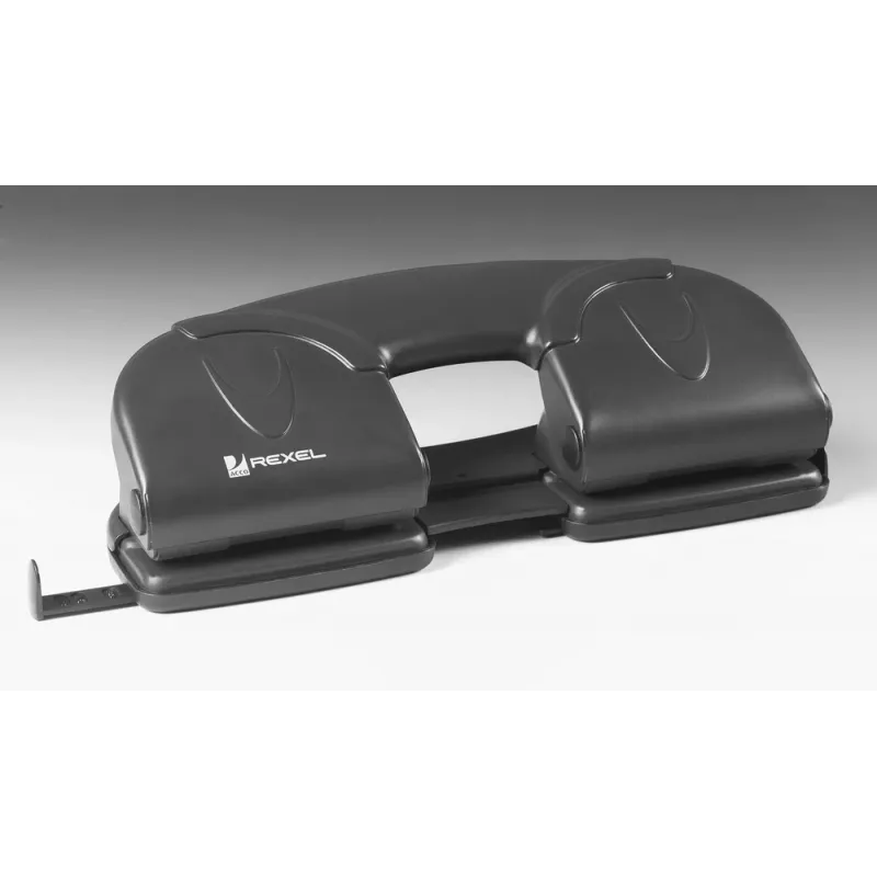 Rexel V412 4 skylučių perforatorius juodas