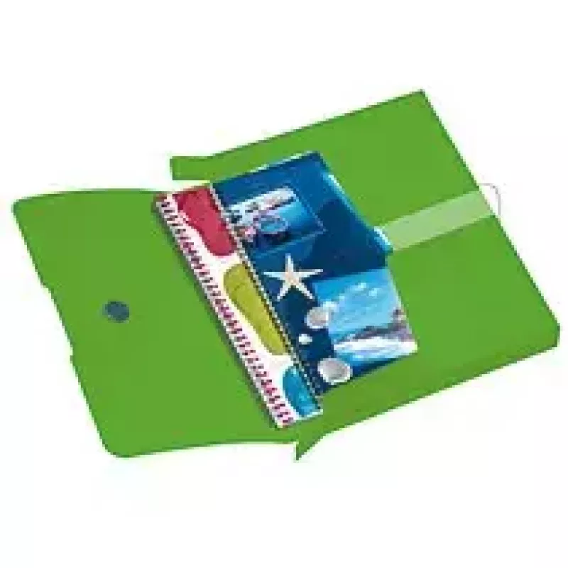 A4 segtuvas Herlitz 11206133, polipropilenas (PP), žalias, 4 cm nugarėlė