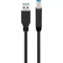 USB laidas Goobay 95719 USB 3.2 Gen 1 1m USB A USB B juodas