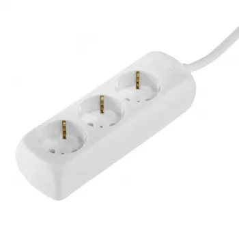 Hama 00030528 apsauginis nuo viršįtampių filtras, baltas, 3 lizdai, 230 V, 1,4 m