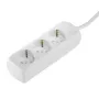 Hama 00030528 apsauginis nuo viršįtampių filtras, baltas, 3 lizdai, 230 V, 1,4 m
