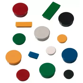 Šaldytuvo magnetas Franken HM38 12 pilkas, 10 vnt.