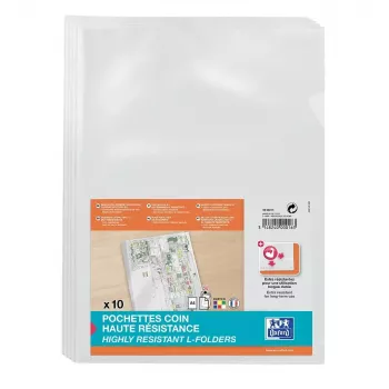Aplankalas Oxford 100206721 permatomas PVC A4