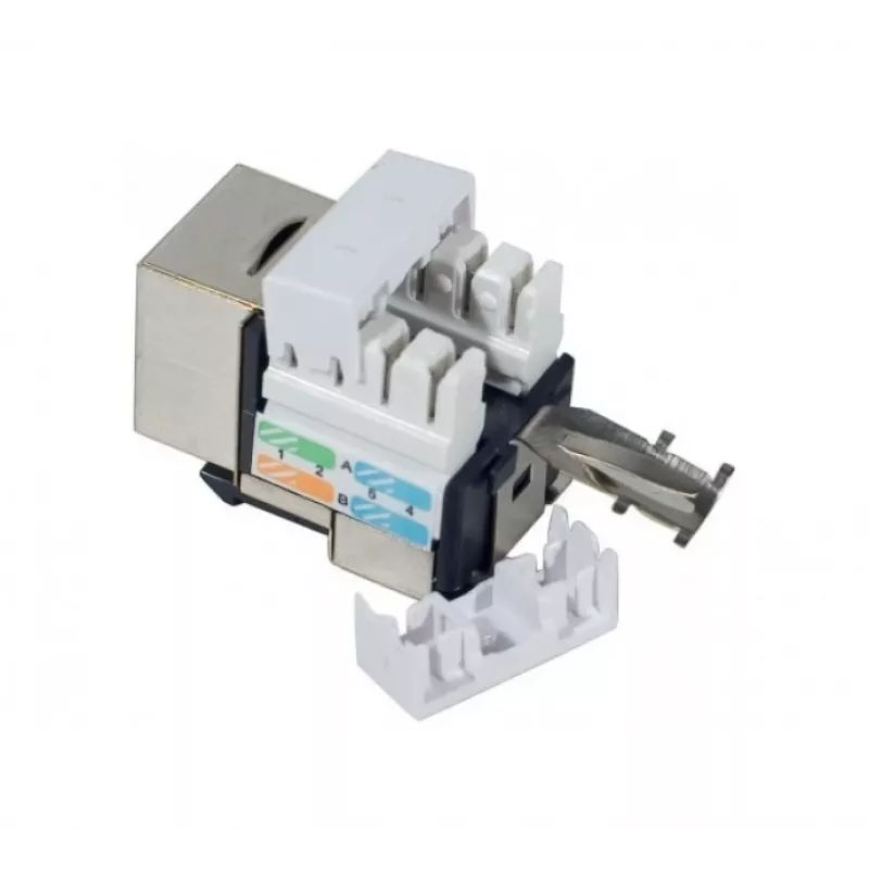 Keystone modulis Tecline 272850 Flat Black RJ-45