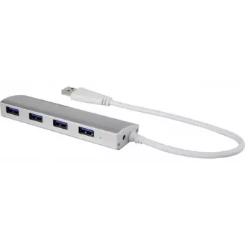 USB 3.2 Gen 1 šakotuvas Renkforce RF-3703155, 4 prievadai, aliuminis