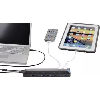 USB 3.2 Gen 1 sąsajų šakotuvas Renkforce RF-3806034