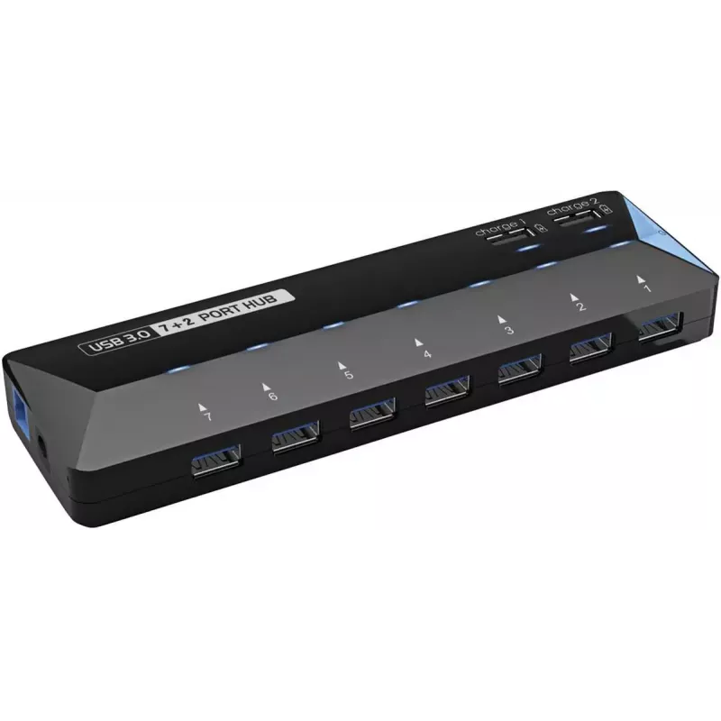 USB 3.2 Gen 1 sąsajų šakotuvas Renkforce RF-3806034