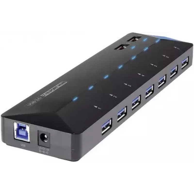 USB 3.2 Gen 1 sąsajų šakotuvas Renkforce RF-3806034
