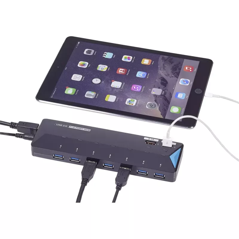 USB 3.2 Gen 1 sąsajų šakotuvas Renkforce RF-3806034
