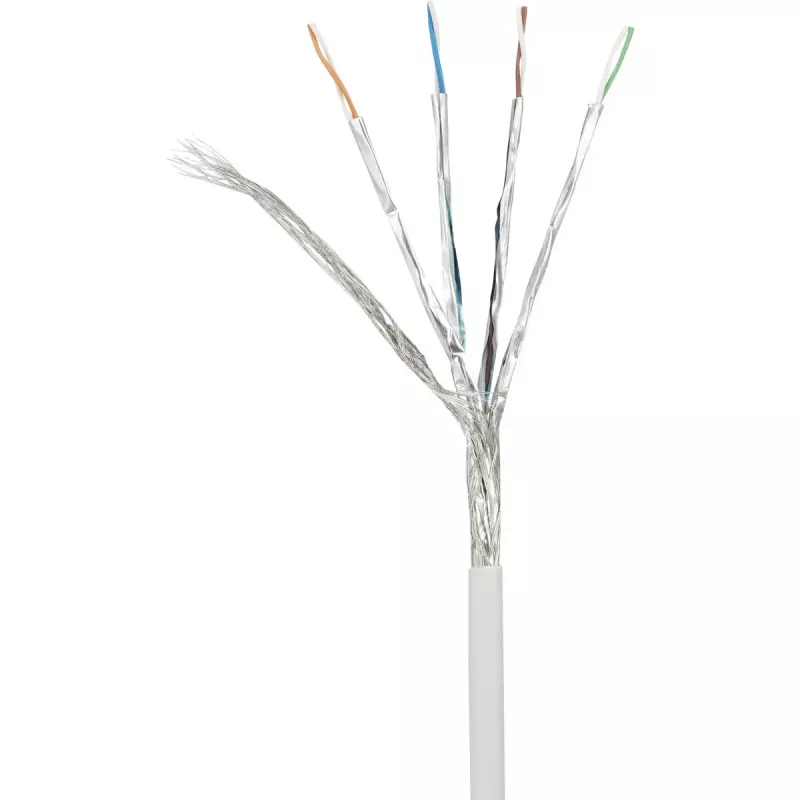 Tinklo kabelis Renkforce RF-4145298 20m Cat6a S/FTP Baltas