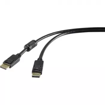DisplayPort kabelis Renkforce RF-4212201 1,8 m juodas
