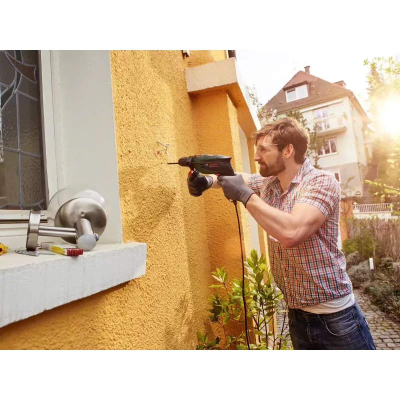 Bosch Universal Impact 800 gręžtuvas 3000 RPM be rakto 1,7 kg juodas, žalias