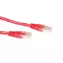ACT Red 3 metrų U/UTP CAT6A jungiamasis kabelis su RJ45 jungtimis