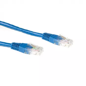ACT Blue 3 m U/UTP CAT6A jungiamasis laidas su RJ45 kištukais