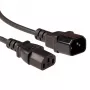 ACT Powercord LSZH C13 - C14 juodas 5 m maitinimo laidas