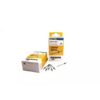 Aklasis kniedė GESIPA 1432058 Plieninė Pilka 9,5 mm Galvutė 4,8 mm Kotas 10 mm Ilgis