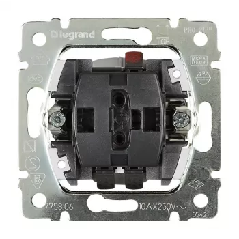 Legrand 775804 jungiklis Plastikas Nerūdijantis plienas, Peršviečiamas