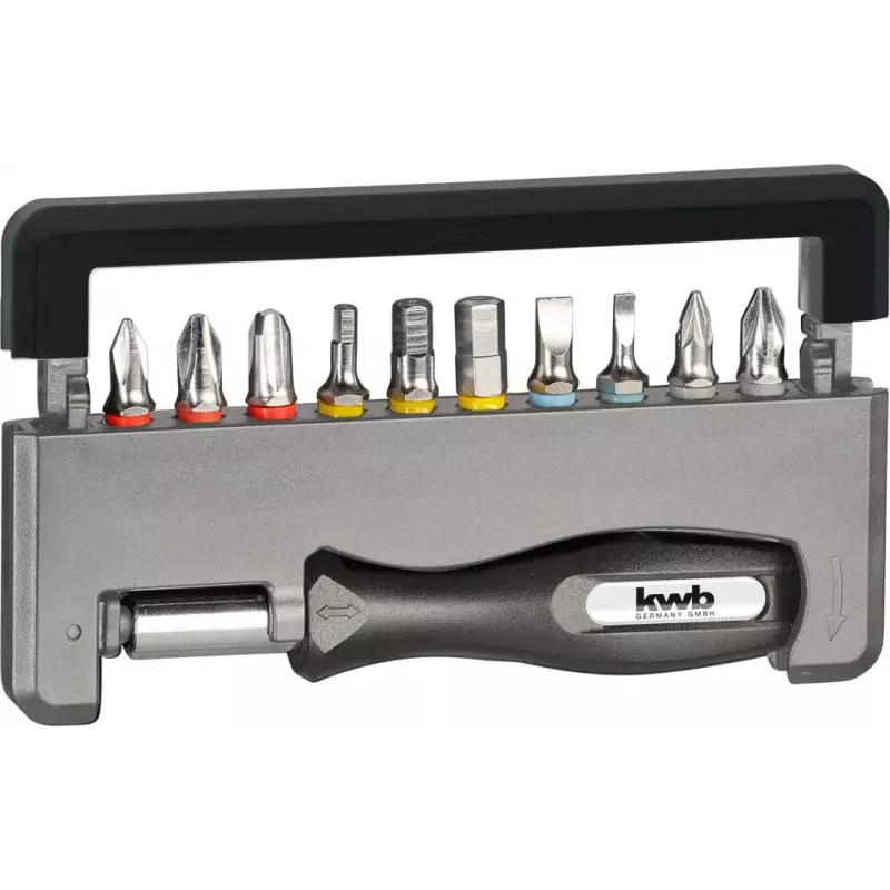 Atsuktuvų antgalių rinkinys KWB Industrial Steel Standard Handy Bit Box