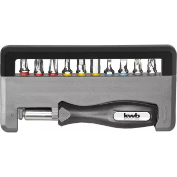 Atsuktuvų antgalių rinkinys KWB Industrial Steel Standard Handy Bit Box
