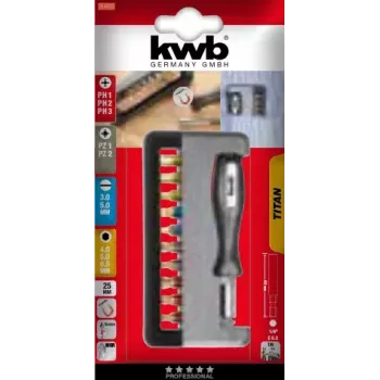 Bitų rinkinys KWB TITAN handy 154020