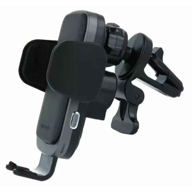 Automobilinis belaidis įkroviklis ir laikiklis SWISSTEN W2-AV5, 15W Qi įkrovimas, Micro USB laidas 1,2 m