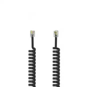 Hama 00201150 telefono laidas 1,5 m Juodas