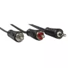 Hama 00205112 garso kabelis 5 m 3,5 mm 2 x RCA juodas