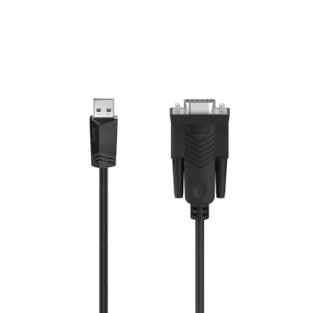 Hama 00200622 nuoseklusis kabelis juodas 1,5 m Sub-D USB-A