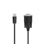 Hama 00200622 nuoseklusis kabelis juodas 1,5 m Sub-D USB-A