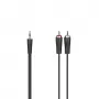Hama 00200721 garso laidas 5 m 3,5 mm 2 x RCA juodas