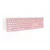 Rapoo E9800M belaidė klaviatūra Bluetooth QWERTZ vokiška rožinė