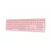 Rapoo E9800M belaidė klaviatūra Bluetooth QWERTZ vokiška rožinė