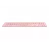 Rapoo E9800M belaidė klaviatūra Bluetooth QWERTZ vokiška rožinė